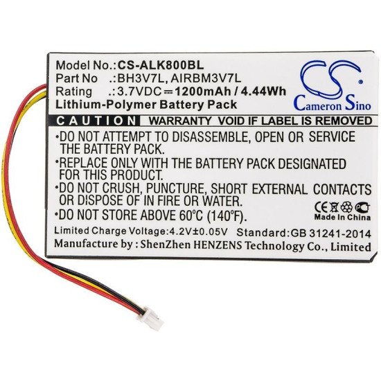 Cameron Sino CS-ALK800BL 3.7V 1200mAh Li-Polymer baterija za daljinski upravljač krana Autec Air A4 / Air A6 / Air A8