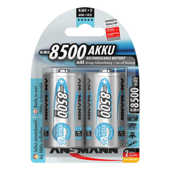 Ansmann maxE D 1.2V 8500mAh Ni-MH punjiva baterija