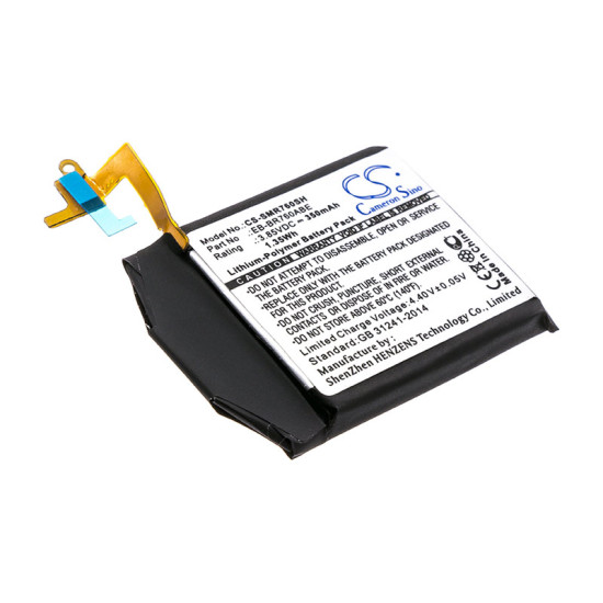 Cameron Sino CS-SMR760SH 3.85V 350mAh Li-Polymer baterija za pametni sat Samsung Gear S3 Classic, EB-BR760