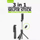 Bavin AP-09 wireless selfi tripod štap crni