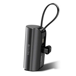 Bavin PC012 PRO 5000mAh USB-C port + kabl type-C power bank Li-ion externa baterija (crni)