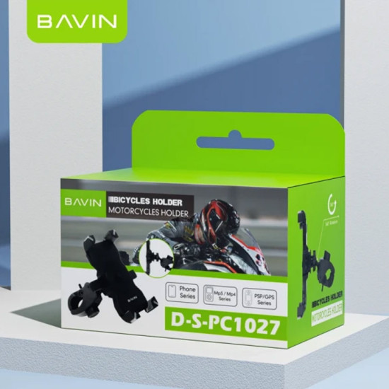 Bavin PC1027 držač za bicikl motor skuter crni trotinet 