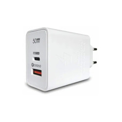 Bavitel KeKe-PD002 50W Usb A+ Type C beli punjač