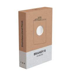 Brandy 41.082.80 8 pljoska 230ml srebrna