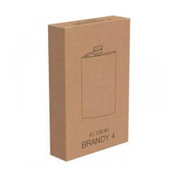 Brandy 41.128.80 4 pljoska 115ml srebrna