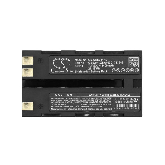 Cameron Sino CS-GBE211HL 7.4V 3400mAh Li-ion baterija za Leica i Geomax merne uređaje (podržava samo DF-LPX120D punjač)