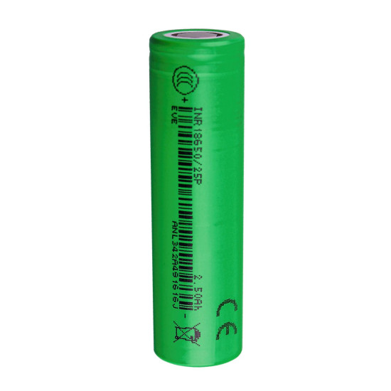 EVE INR18650-25P 3.6V 2500mAh (20A) Li-ion industrijska baterija