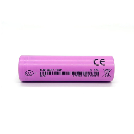 EVE INR18650-30P 3.6V 3000mAh (30A) Li-ion industrijska baterija