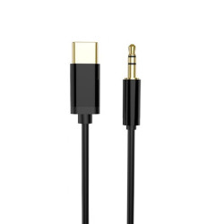 Gembird CCA-CM3.5M-1.5M  USB-C to stereo 3.5 mm AUX kabl, 1.5m, crni