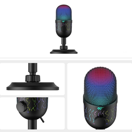 HAVIT GK52 RGB gejmerski dinamički mikrofon