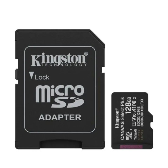 Kingston SDCS3 128GB U1 V10 SDXC 128GB Canvas Select Plus G3 150R Memorijska kartica 