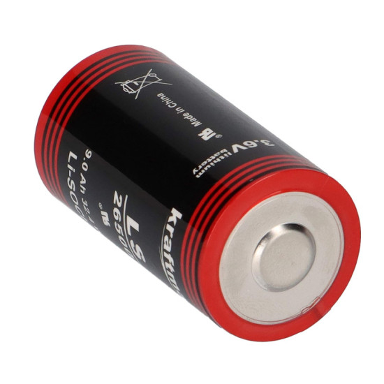 Kraftmax LS26500 3.6V 9Ah Li-SOCl2 litijumska baterija