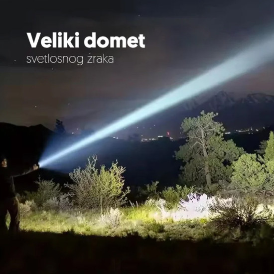 PROSTO PL4005 ručna LED lampa WHITE LASER LED 800mAh