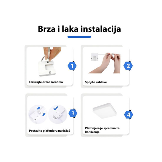 Prosto LPF-UF/P-24/CW UFO 24W 4000K LED plafonjera hladno bela