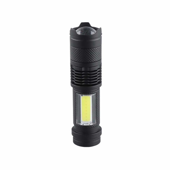 Prosto PL6701 3 W XPE LED + COB LED Zoom punjiva baterijska lampa