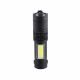 Prosto PL6701 3 W XPE LED + COB LED Zoom punjiva baterijska lampa