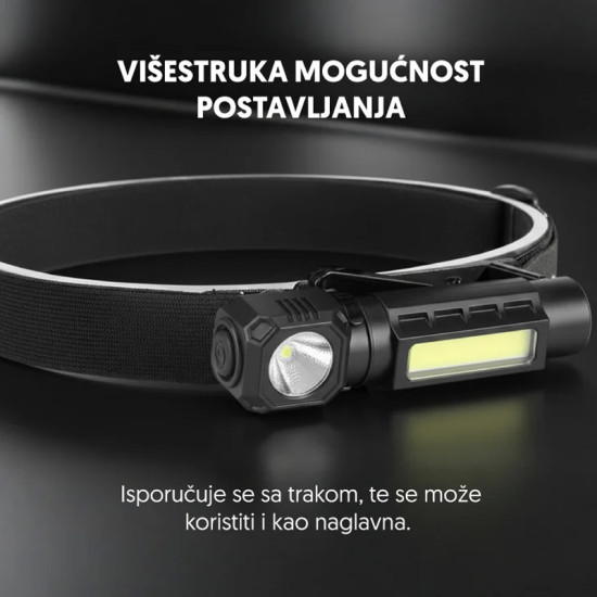 Prosto PL6721 3W XPE LED punjiva baterijska lampa