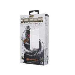 Remax LANGO RPP-166 2XUSB 20000mAh (beli) power bank Li-ion eksterna baterija