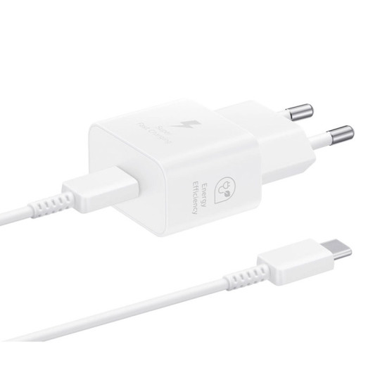 Samsung 25w Type-C + kabl Type-C ( EP-T2510 ) beli brzi punjač