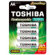 Toshiba AA 1/4 1.2V 1000mAh Ni-MH Charged Ready To Use punjiva baterija