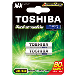 Toshiba AAA 1/2 1.2V 950mAh Ni-MH Charged Ready To Use punjiva baterija