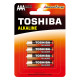 Toshiba ALKALINE LR03 1/4 1.5V alkalna baterija