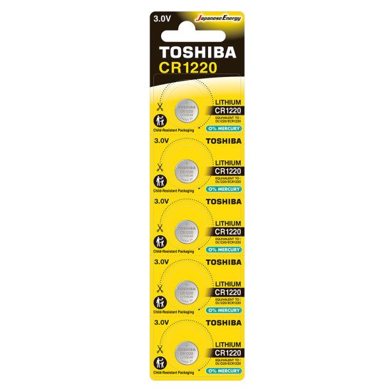 Toshiba CR1220 1/5 3V litijumska baterija