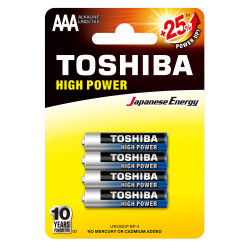 Toshiba HIGH POWER LR03 1/4 1.5V alkalna baterija