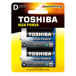 Toshiba HIGH POWER LR20 1/2 1.5V alkalna baterija