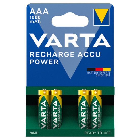 Varta AAA Accu Power 1/4 1.2V 800mAh Ni-MH Ready2Use punjiva baterija
