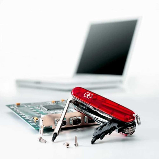 Victorinox 1.7725.T CYBER TOOL M crveni providni džepni nož