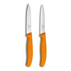 Victorinox 6.7796.L9B kuhinjski nož set 2/1 reckavi + ravan narandžasti