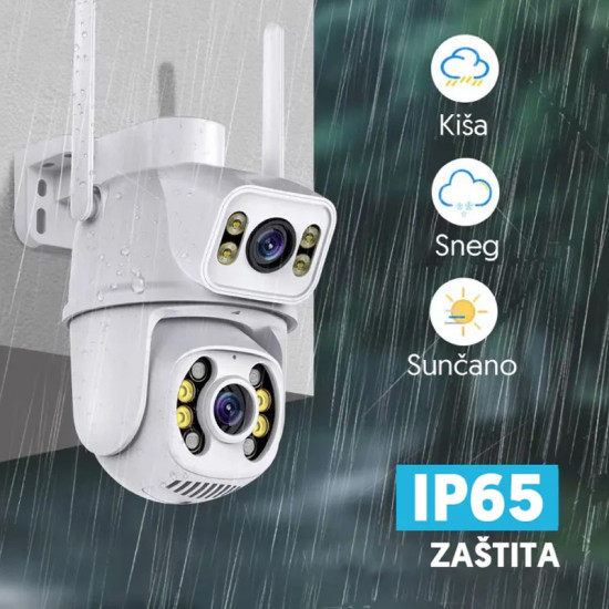 WFIP-5043X IP Wi-Fi dual kamera