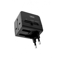 XO WL01 EU,UK,USA 6A AC univerzalni traveler punjač crni