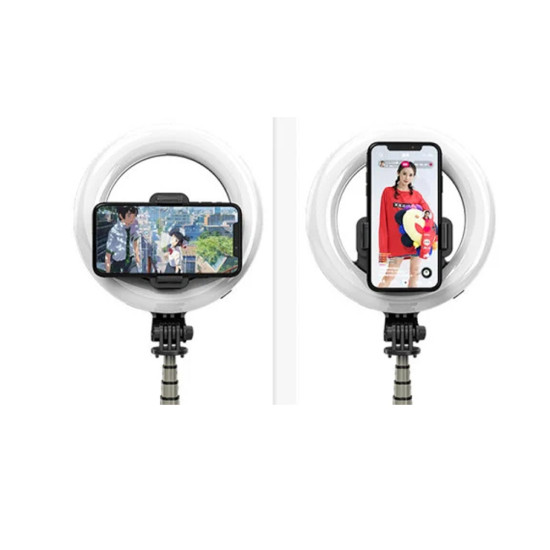 Xwave RBT-040 black LED Ring Selfie štap/Bluetooth prijemnik/LED svetlo