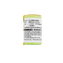 Cameron Sino CS-BRA250SL 1.2V 1100mAh Ni-MH baterija za aparat za brijanje Philips, Braun, Remington