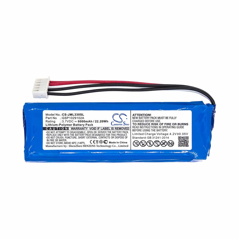 Batterie CELLONIC Pour JBL Charge 3 - 6000mAh 3.7V GSP1029102A Stealth Edition