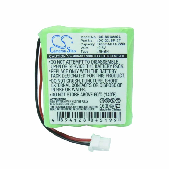 Cameron Sino CS-SDC22SL 9.6V 700mAh Ni-MH baterija za ogrlicu za psa SportDog Transmitter 1400 DC-22 BP-2T
