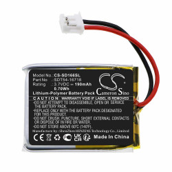 Cameron Sino CS-SD166SL 3.7V 190mAh Li-Polymer baterija za ogrlicu za psa Sportdog SDT54-16718