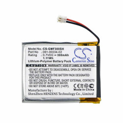 Cameron Sino CS-GMF300SH 3.7V 300mAh Li-Polymer baterija za pametni sat Garmin Fenix 3 361-00034-02