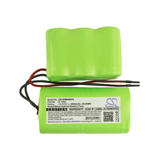 Cameron Sino CS-ZPM400VX 12V 3000mAh Ni-MH baterija za usisivač ZEPTER PWC-400 Turbohandy 2 in 1