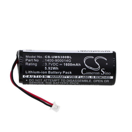 Cameron Sino CS-UMS380BL 3.7V 1600mAh Li-ion punjiva baterija za barkod skener Unitech MS380 1400-900014G