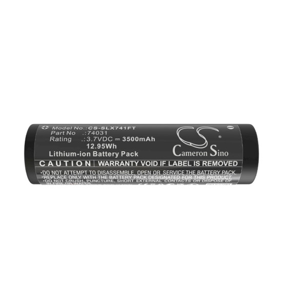 Cameron Sino CS-SLX741FT 3.7V 3500mAh Li-ion punjiva baterije za baterijske lampe Streamlight Strion, Junior Luxeon, ProTac HL USB