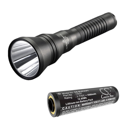 Cameron Sino CS-SLX741FT 3.7V 3500mAh Li-ion punjiva baterije za baterijske lampe Streamlight Strion, Junior Luxeon, ProTac HL USB