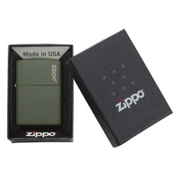 Zippo 221ZL Classic Green Matte Zippo Logo upaljač