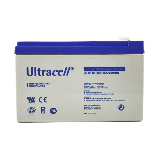 Ultracell UL12-12 F1 12V 12Ah VRLA stacionarni akumulator
