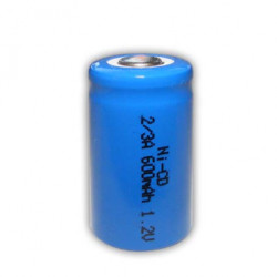 PKCELL 2/3A 1.2V 600mAh Ni-Cd industrijska punjiva baterija
