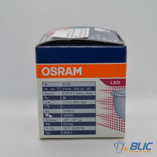 Osram PMR 162036 GU5,3 (3,5W) 4,5W/827 12V LED sijalica