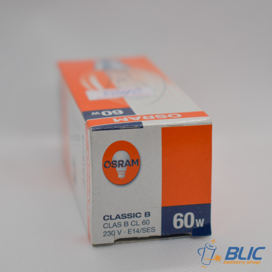 Osram CLAS B CL E14 60W 230V bistra sveća sijalica
