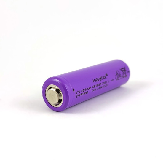 High-Star ISR18650 3.7V 2500mAh (30A) Li-ion punjiva baterija